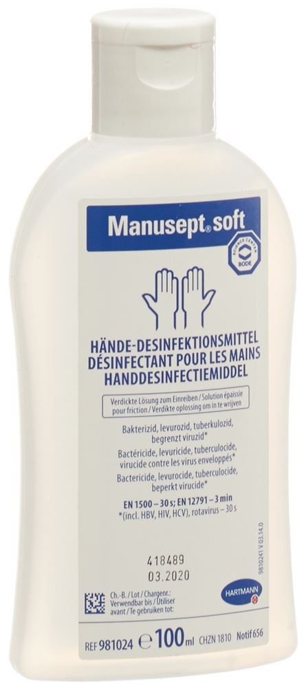 MANUSEPT soft Händedesinfektion liq Fl 100 ml