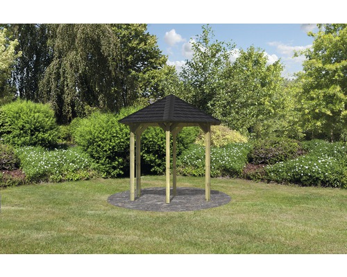 Gazebo Karibu Eco Munster in een set 235 x 208 cm druk geïmpregneerd
