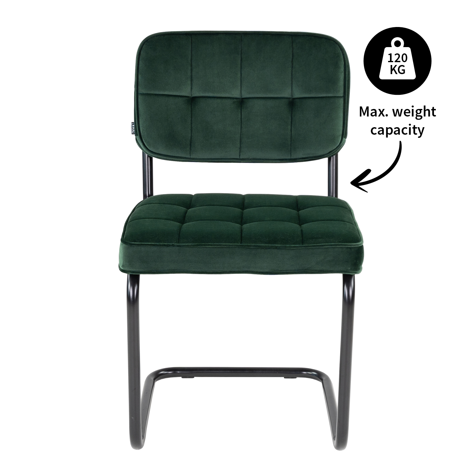 Kick buisframe stoel Ivy - Groen