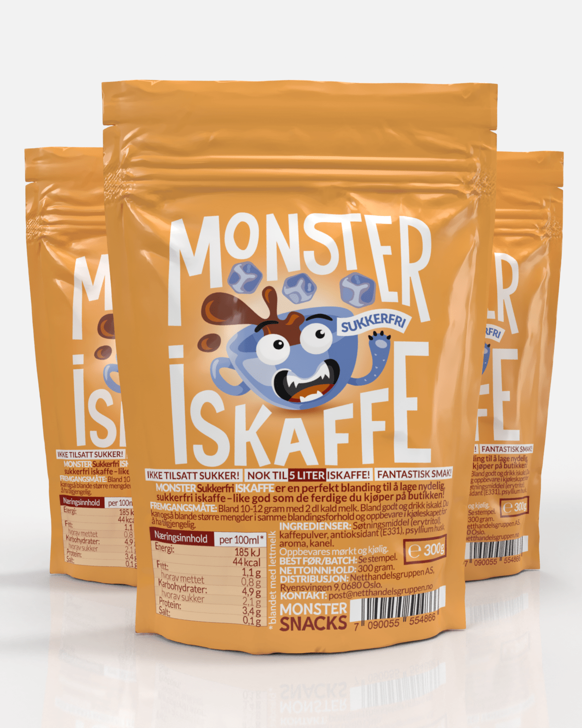 Monster Sukkerfri Iskaffe x3
