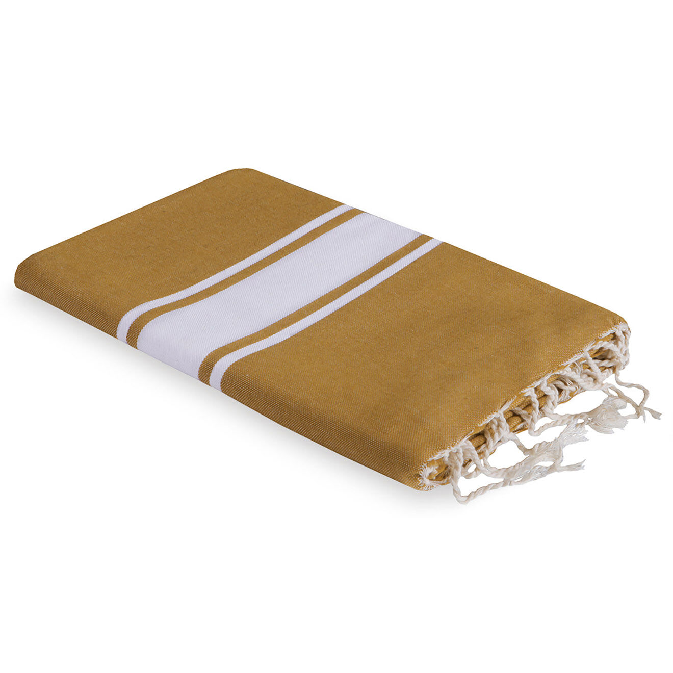 Febronie Fouta traditionnelle St Tropez jaune - 100x200 cm