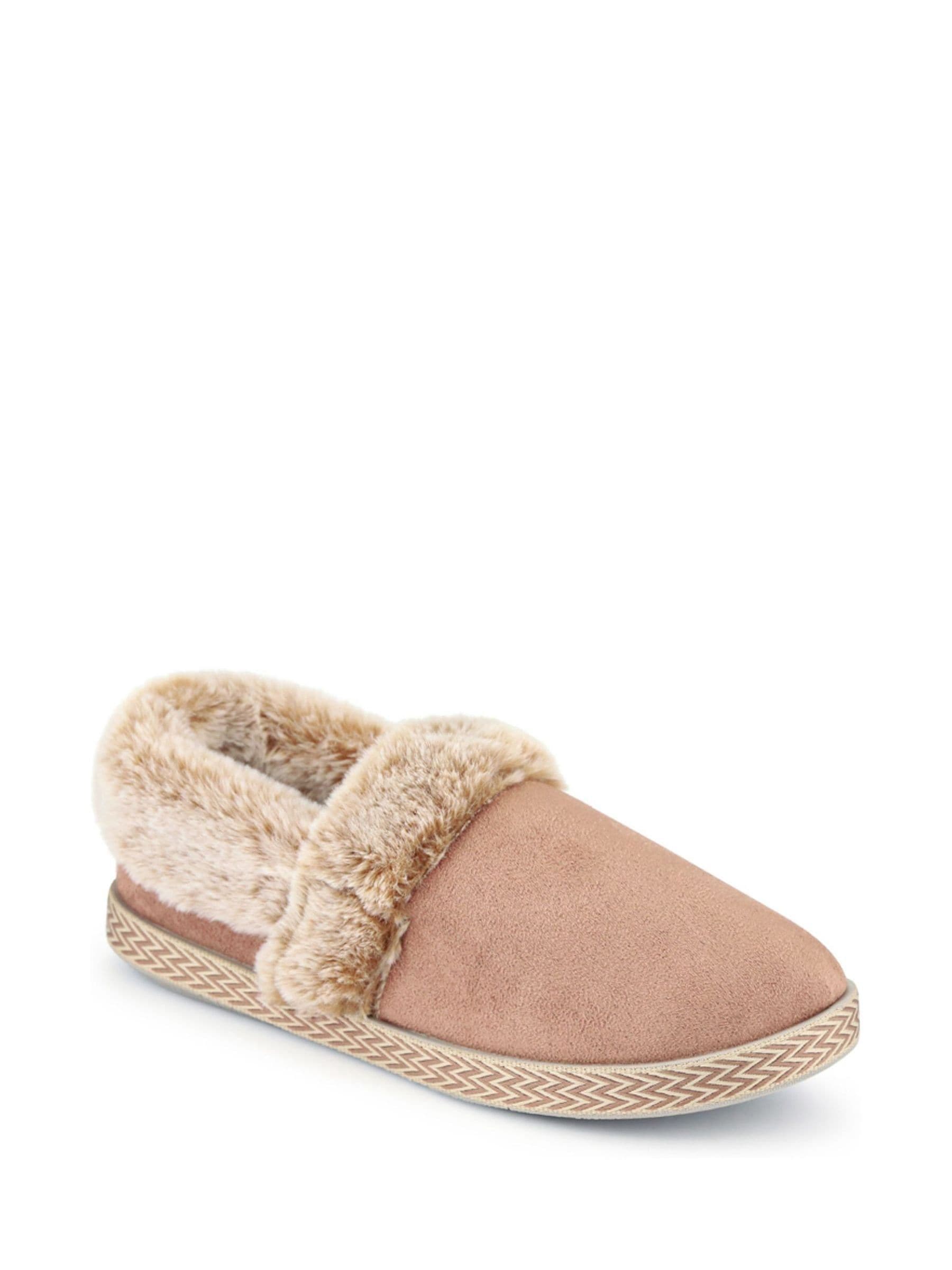 Crème - Pavers Warm Lined Memory Foam Slippers