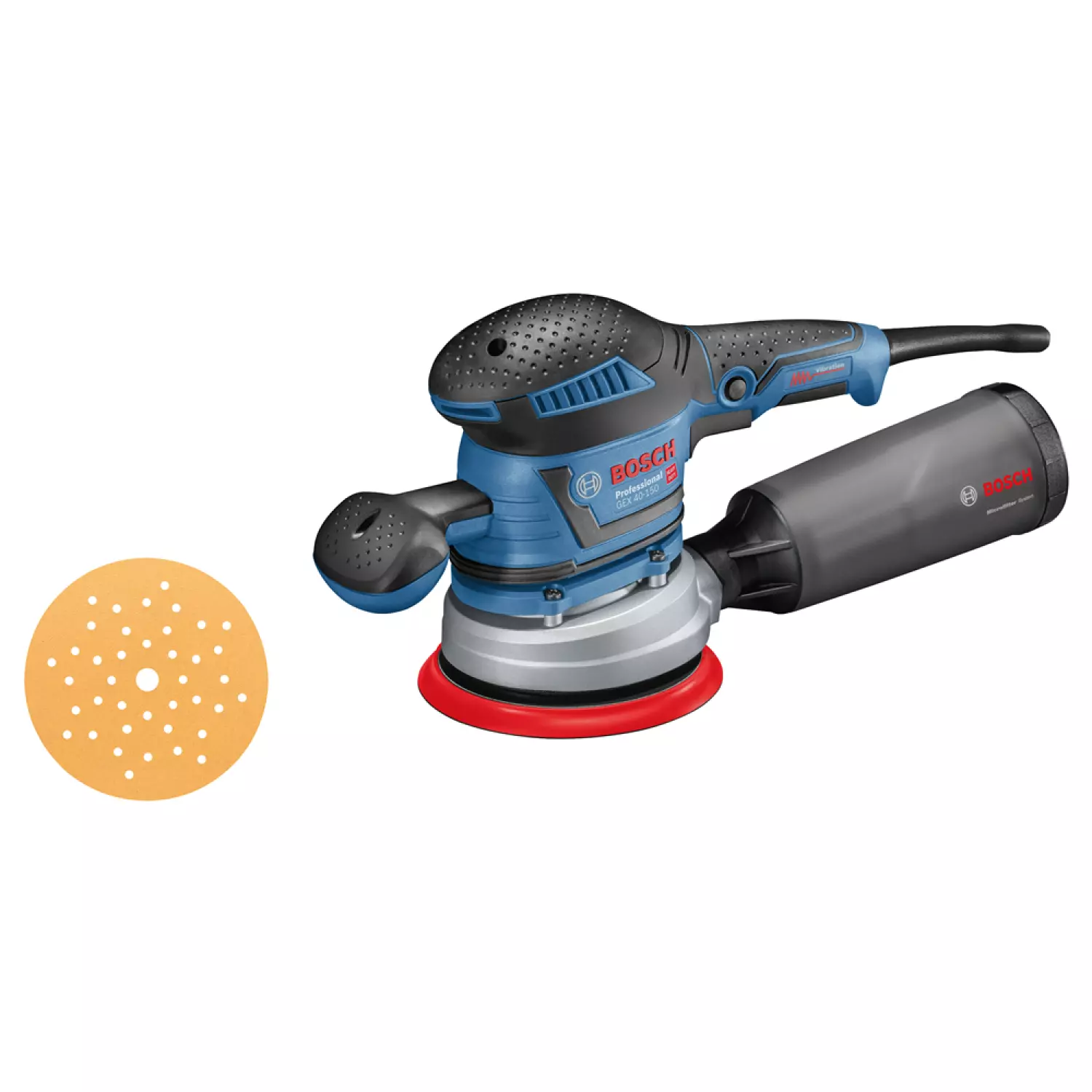 Bosch GEX 40-150 Excentrische schuurmachine - 400W - 150mm - variabel