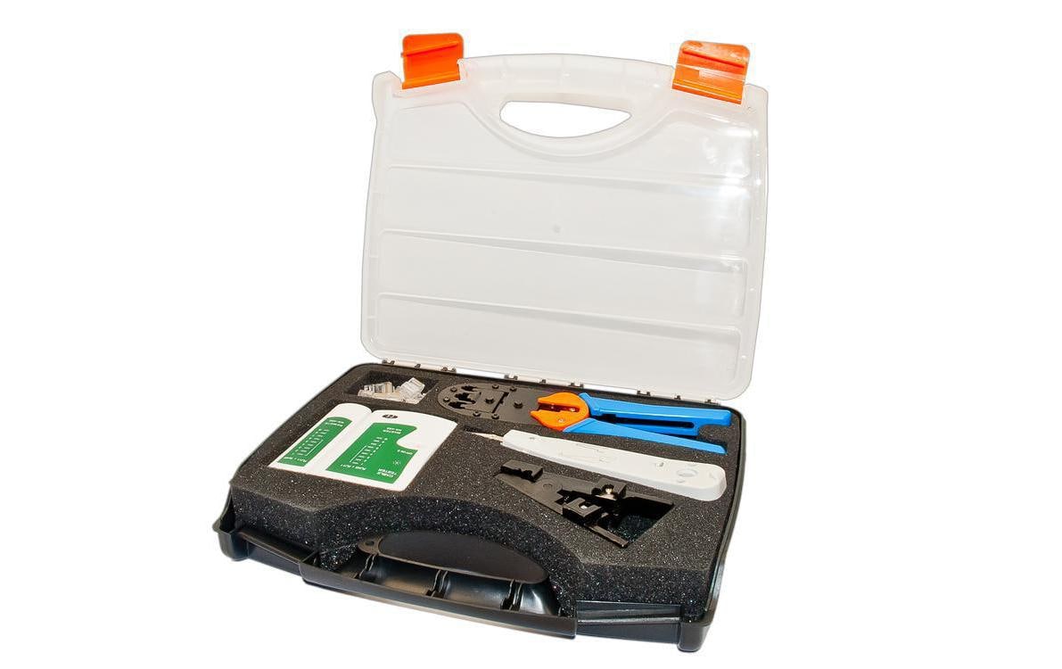 Werkzeugset TOOL KIT 1 mit KabeltesterWirewin Netzwerkoffer TOOL KIT 1