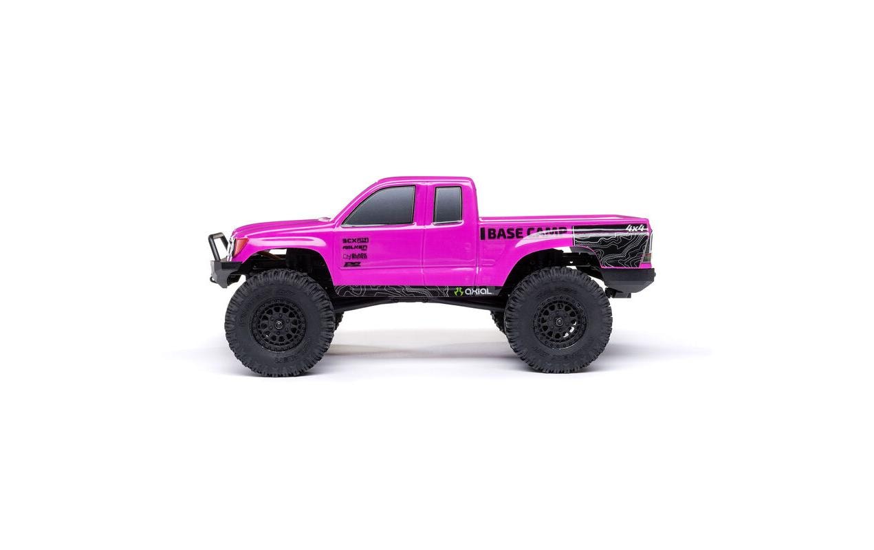 Rock Crawler SCX24 Base Camp 4WD, Pink RTR 1:24<br>Rock Crawler Brushed RTR mit Akku & Ladegerät
