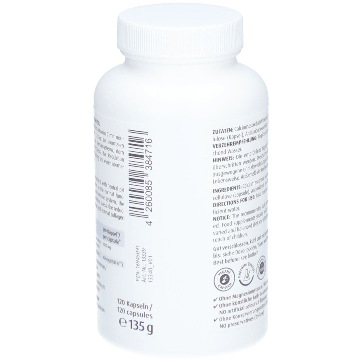 ZeinPharma® Vitamin C gepuffert 1000 mg