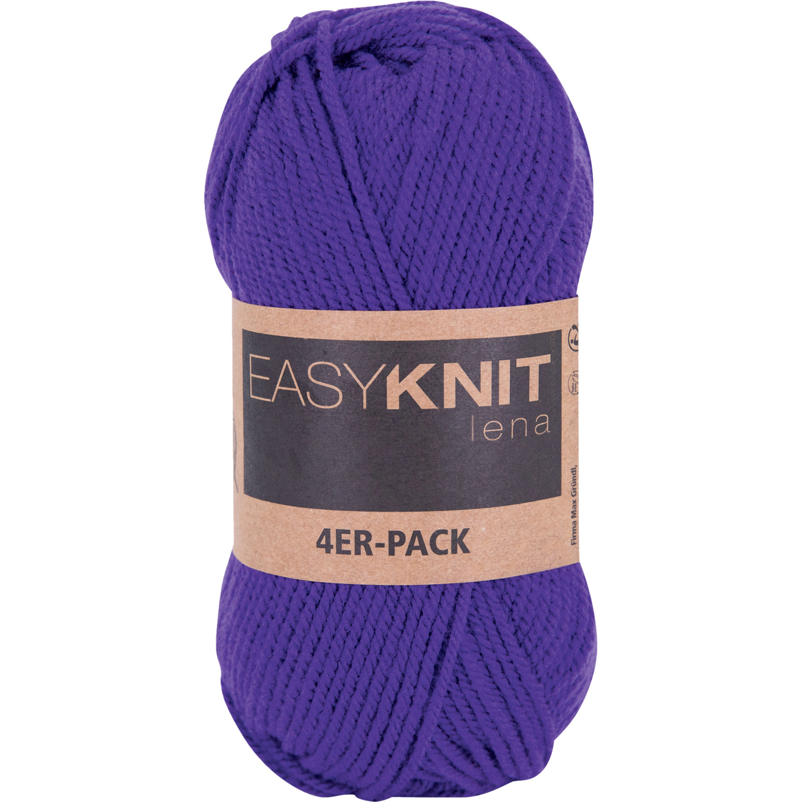 Acrlygarn Lena 4er-Set, 4 x 50 g / Knäuel blau