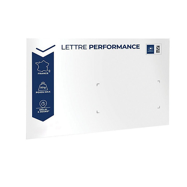 Enveloppes C5 Prêt-à-poser Lettre Performance 50 g, lot de 100