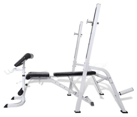 Banc de musculation multifonction dossier siège et support réglable 02_0000033
