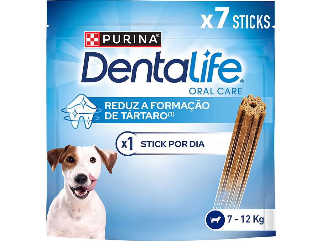 SNACK CÃO DENTALIFE PURINA RAÇA PEQUENA 115G 7UN