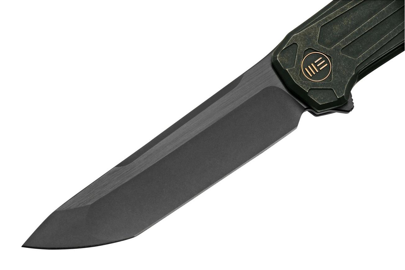 WE Knife Shadowfire WE22035-1 Black Titanium, Blackwashed, zakmes Rafal Brzeski design