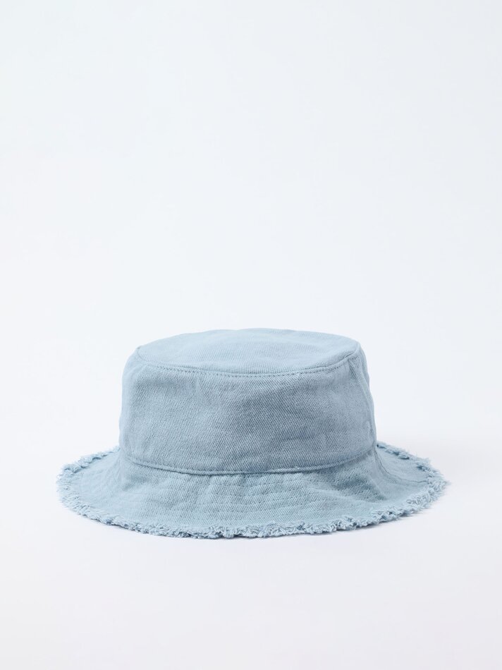 Chapéu bucket de jeans - Azul escuro