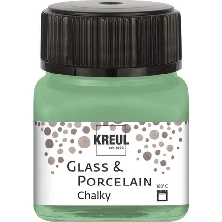 KREUL Glass & Porcelain Chalky, rosemary green, 20 ml