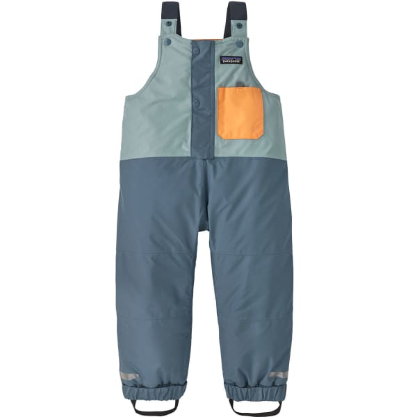Combinaison de ski PATAGONIA BABY SNOW PILE BIBS THERMAL BLUE