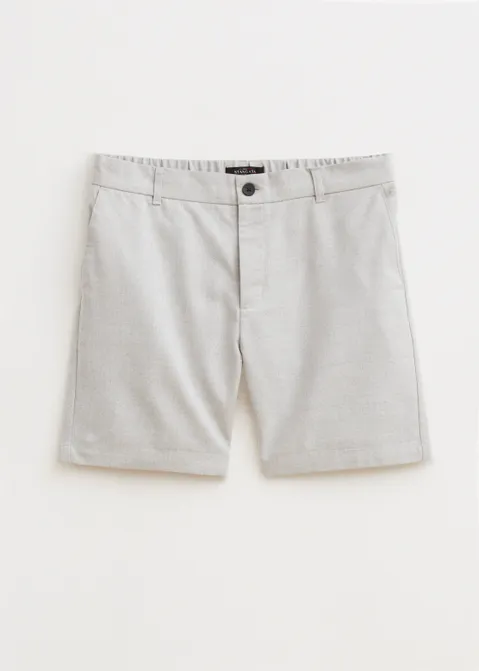 Korte broek met ruitpatroon grijs (GRS.LME)
