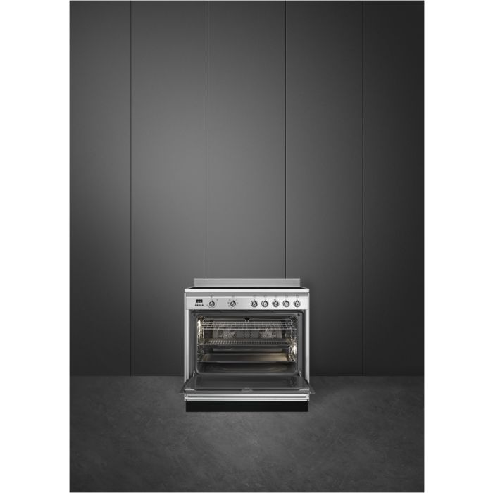 SMEG Stand-Herd Classici SUK91CMX9 Edelstahl