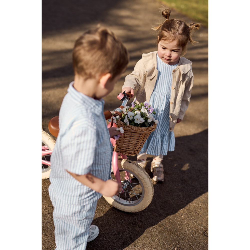 Køb THE NEW Siblings X Luksusbaby Blue Fog Striped Ojo Dress