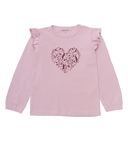 Minymo Natt?j - Dawn Pink m. Enhj?rninger