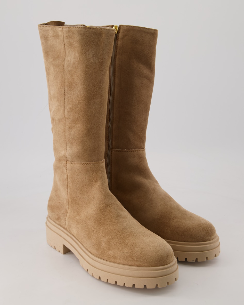 Terry Stiefelette Stiefel in Beige