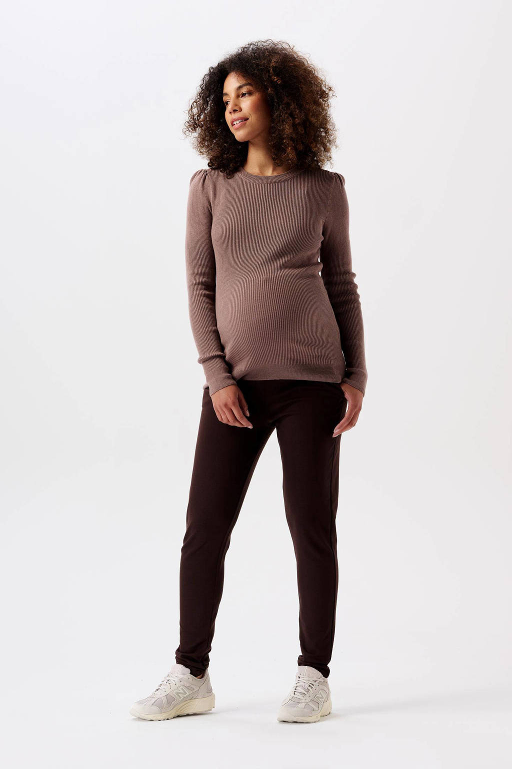 Noppies low waist skinny broek Renee donkerbruin
