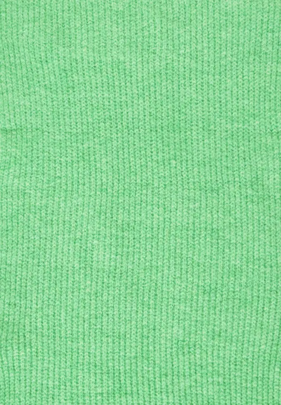 Langer Strickschal - fresh gentle green melange