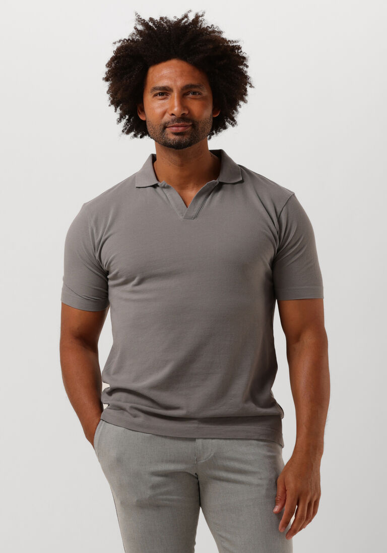 DRYKORN taupe drykorn polo benedickt 520151