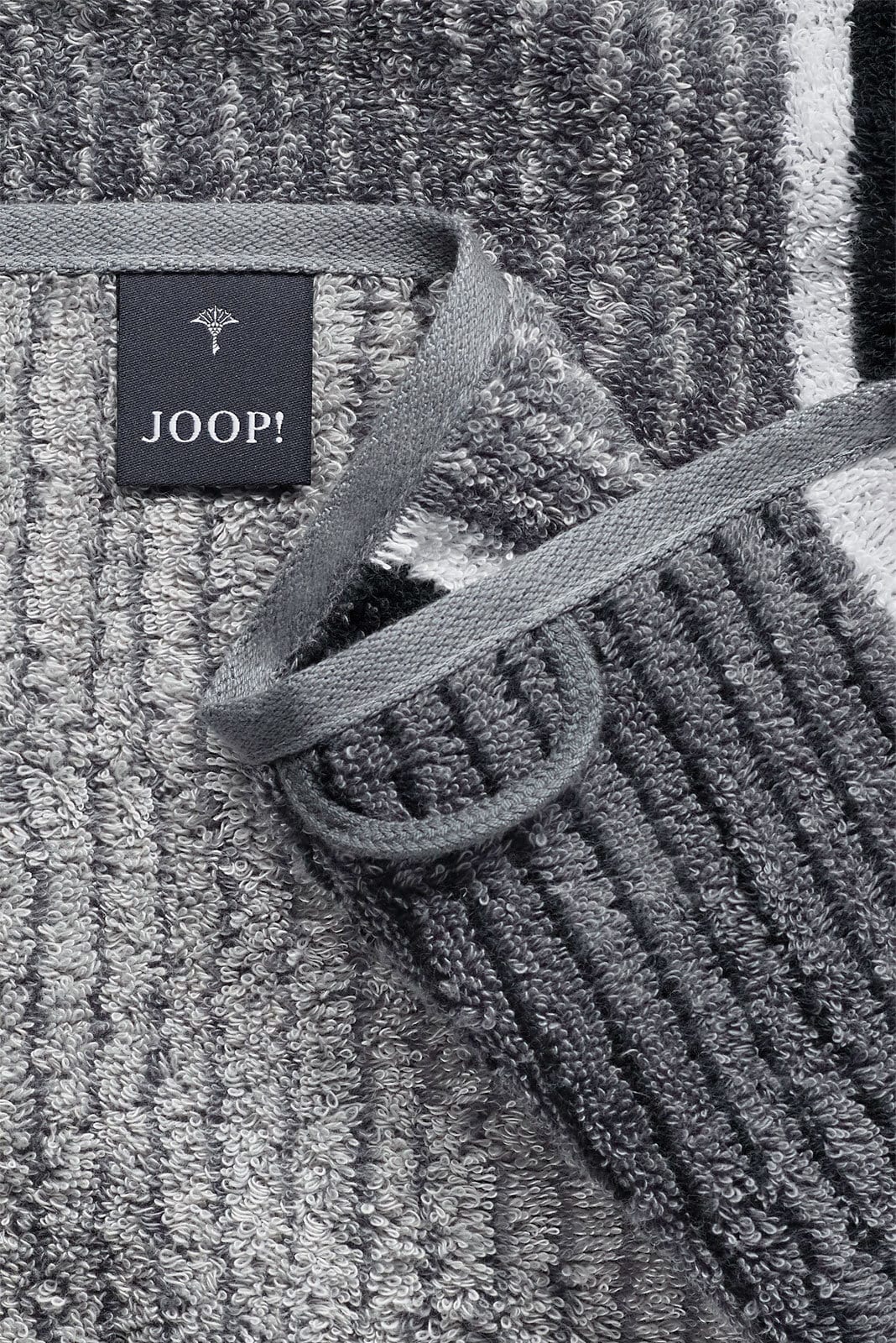 JOOP! Duschtuch LINES 80 x 150 cm in Schwarz