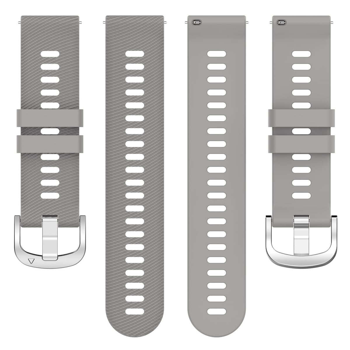 20 mm universal klokkerem i kryssmønster for Samsung, Garmin, Huawei Mørk grå