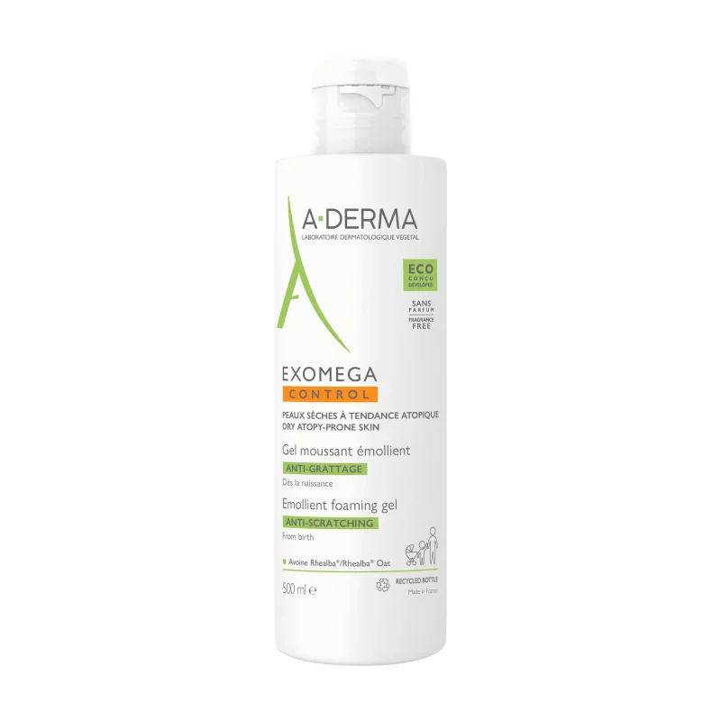 Gel moussant émollient anti-démangeaisons EXOMEGA CONTROL - 500ml