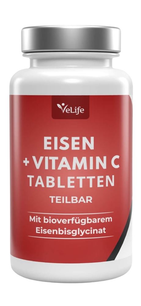 VELIFE Eisen   Vitamin C Tabl teilbar Ds 120 Stk