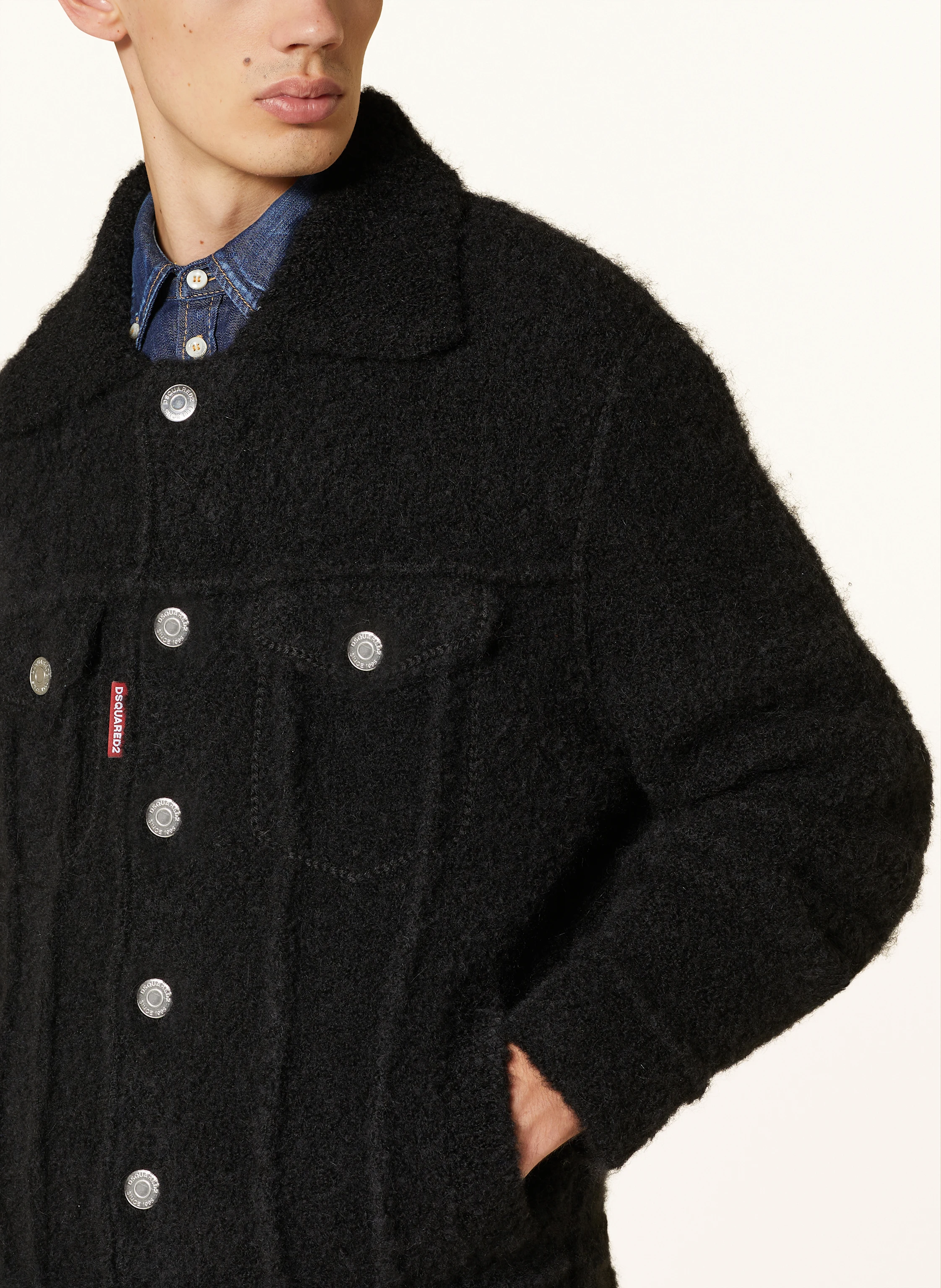 DSQUARED2 Strickjacke aus Alpaka