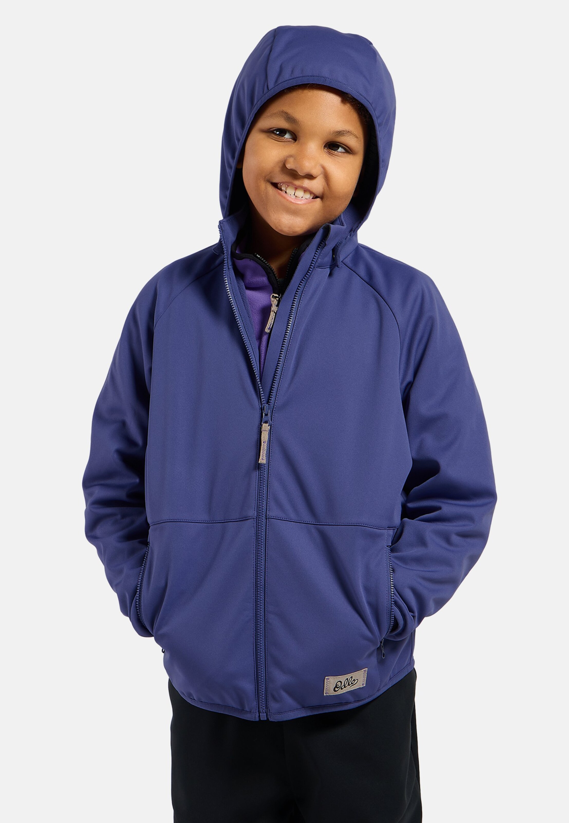Winddichte Adventurer Kapuzenjacke in Skipper Blue