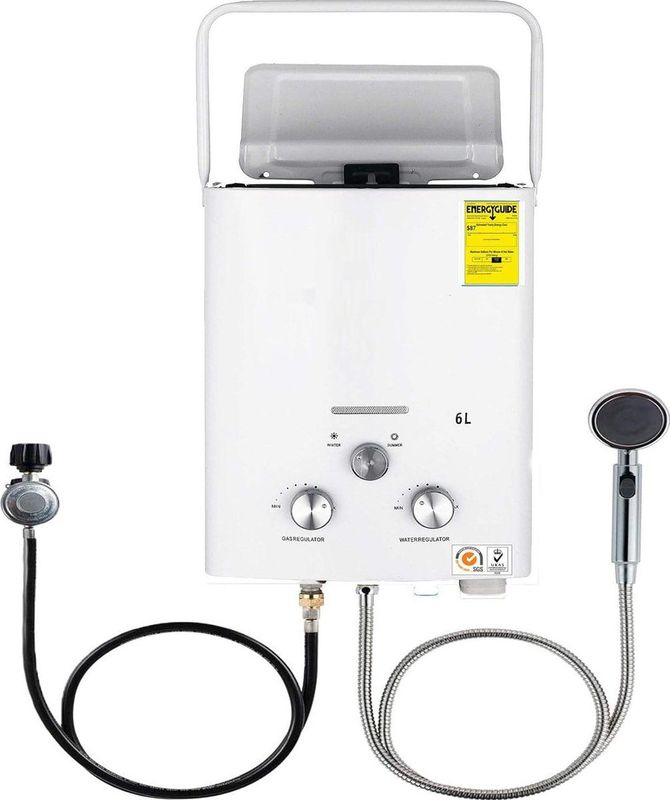 Propaan - Boiler 6L - LPG Geiser - 6 Liter / minuut - Compact Design