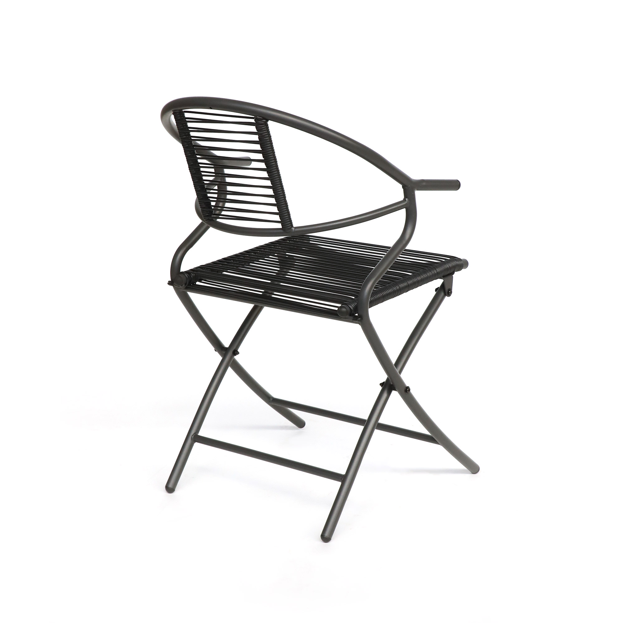 Gartenstuhl 'Gatwick', klappbar, schwarz, B 58 cm, H 76 cm, L 62,5 cm günstig bestellen
