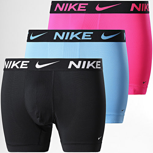Lot De 3 Boxers Dri-FIT ADV Micro KE1225 Noir Bleu Clair Rose