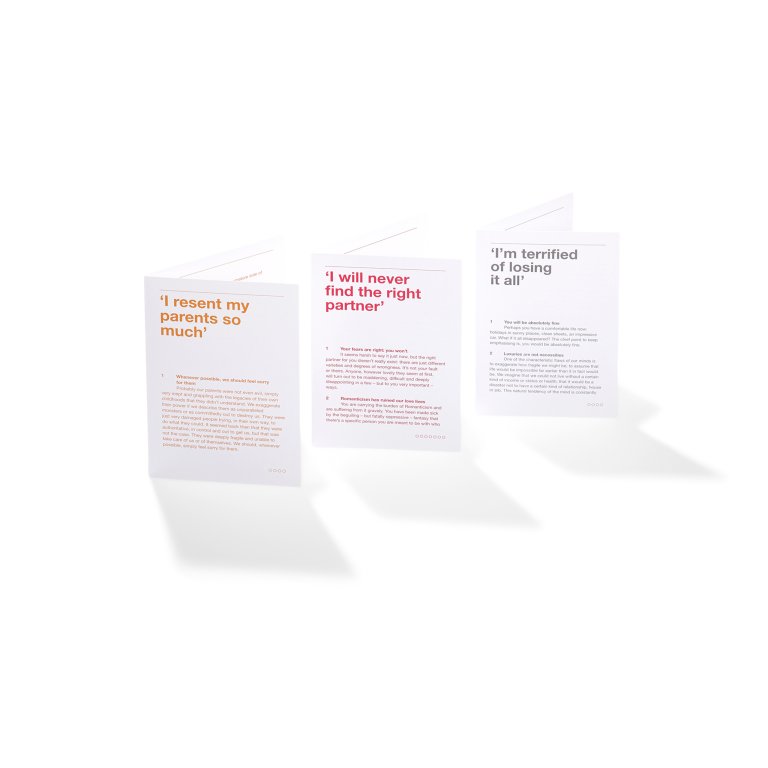 The School of Life Kartenset Emotional First Aid