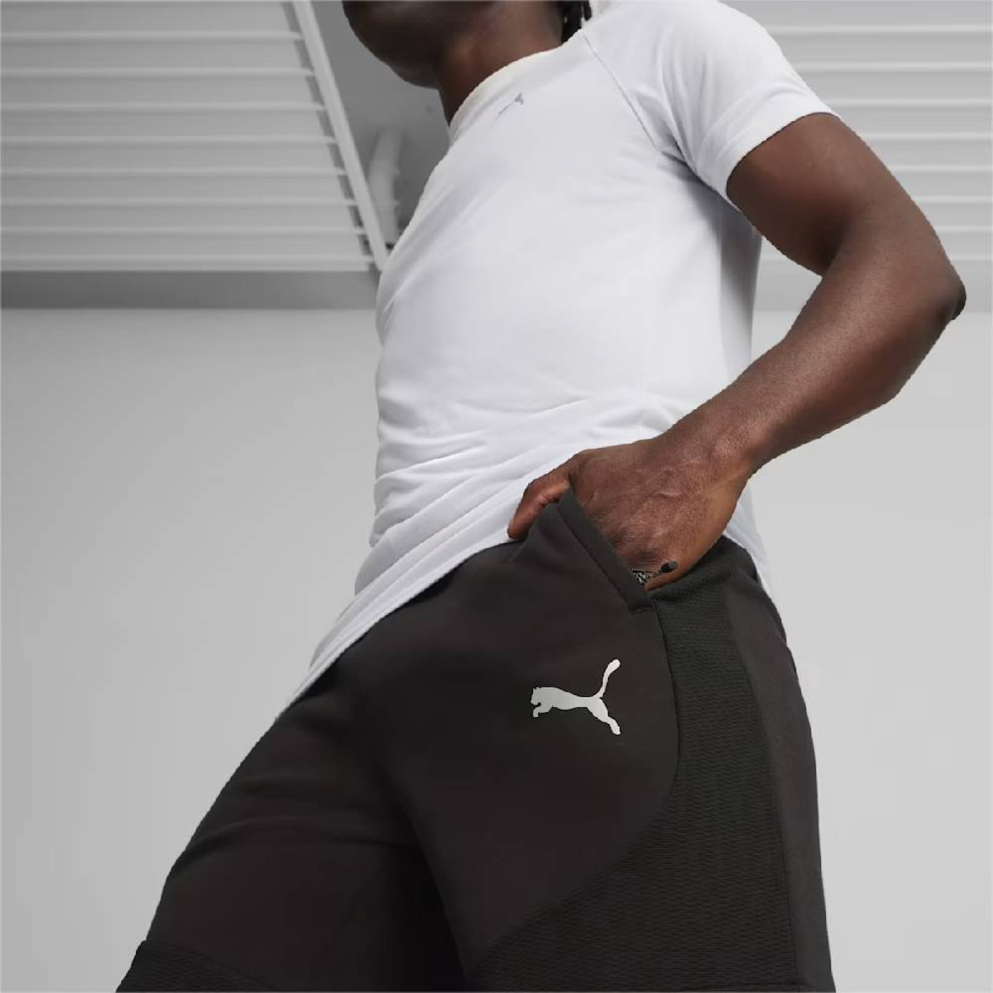 PUMA Evostripe Broekje Zwart Wit