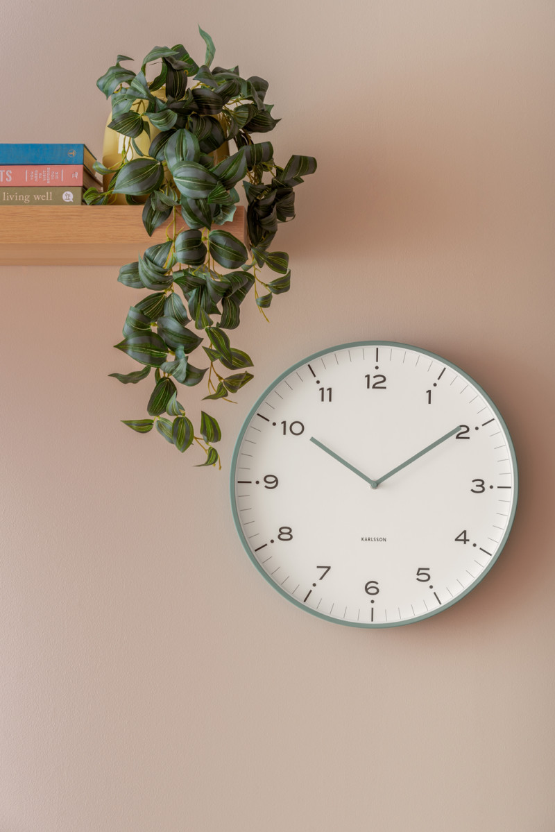 Wall Clock Circus Rings KA6011BL Turquoise blue