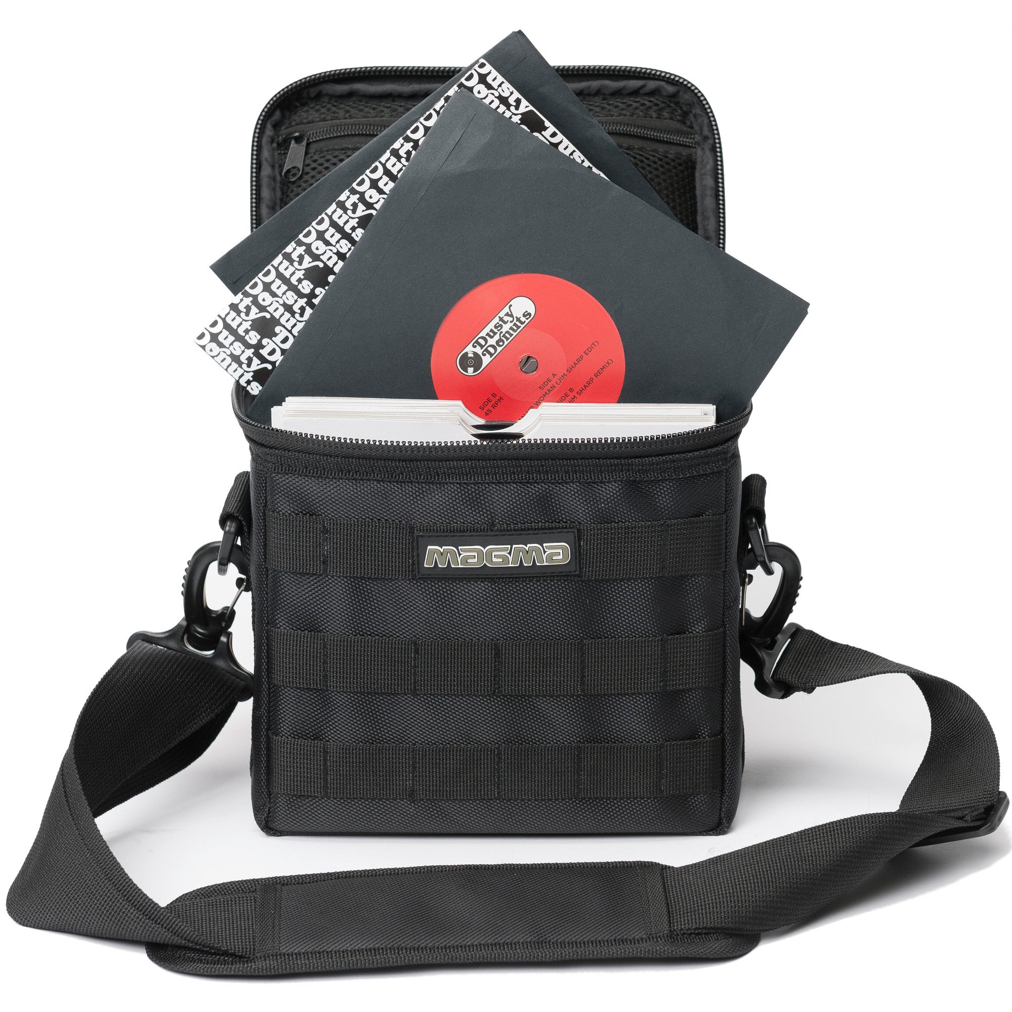 Magma 45 Record-Bag 50 platentas zwart voor 7 inch vinyl