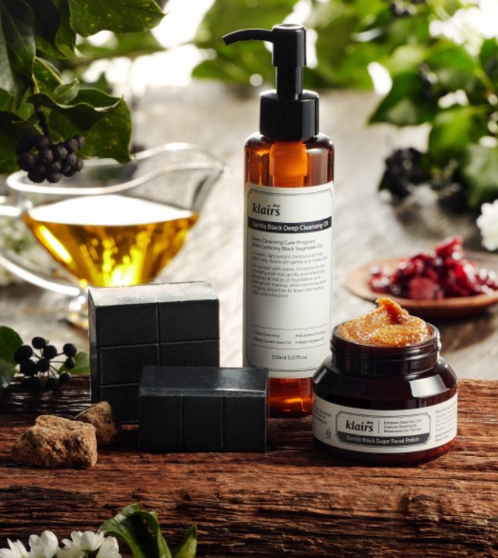 Klairs - Óleo de limpeza Gentle Black Deep Cleansing Oil
