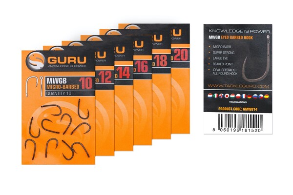 Guru MWG Hameçons pour poissons blancs