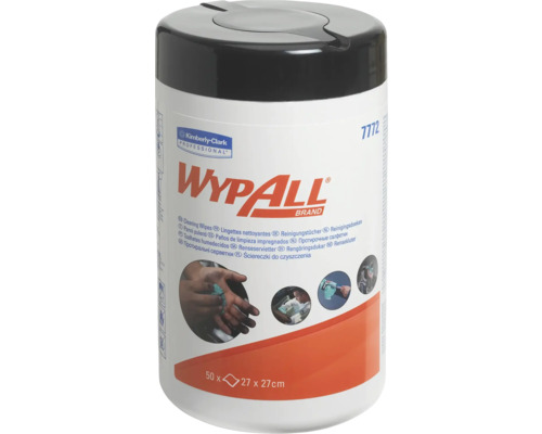 Kimberly-Clark WypAll 1-laags reinigingsdoekjes, blik met 50 doekjes