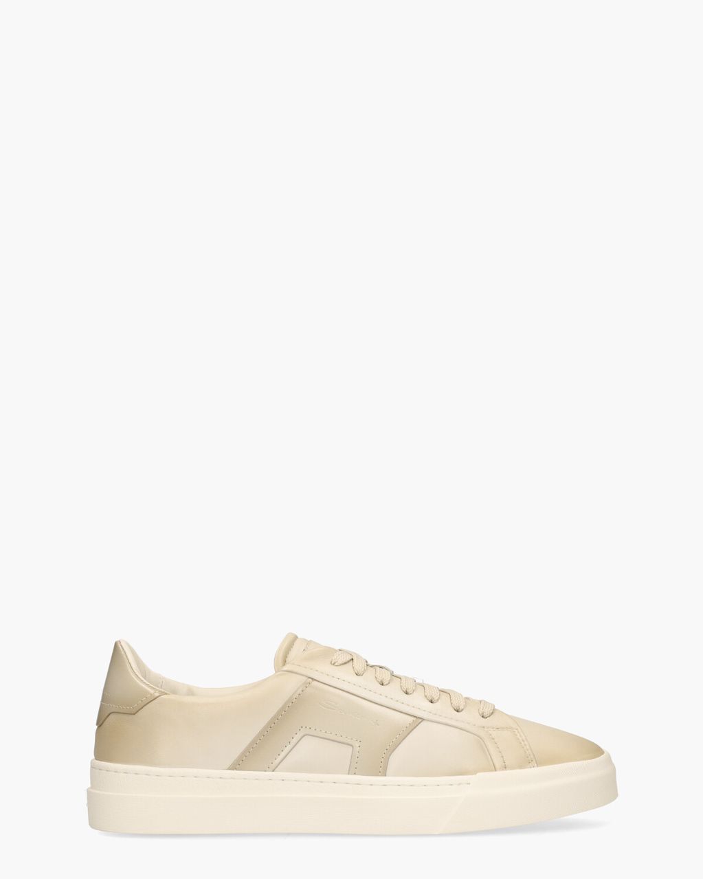 Santoni 22018 Ecru/Beige Herensneakers