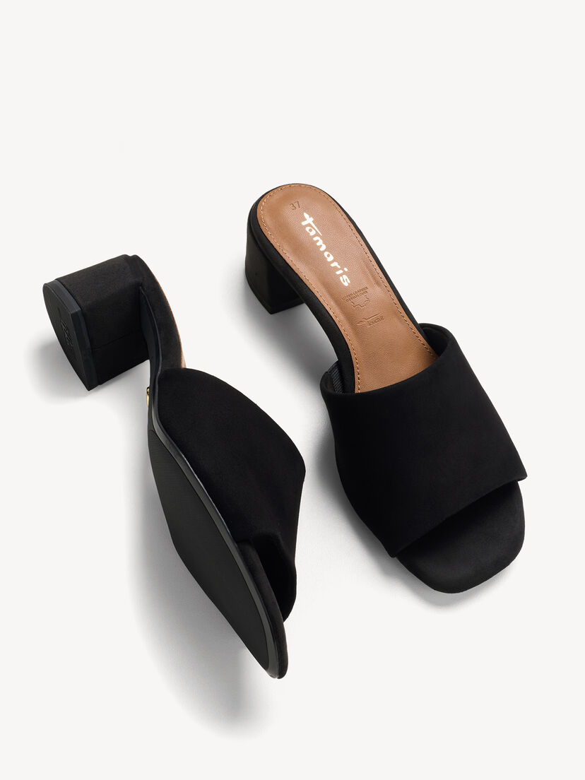 Leren Slipper - zwart