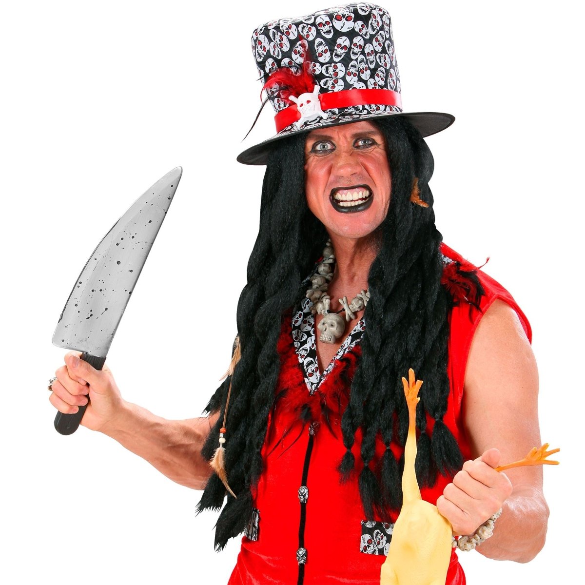 Halloween Pruik Voodoo