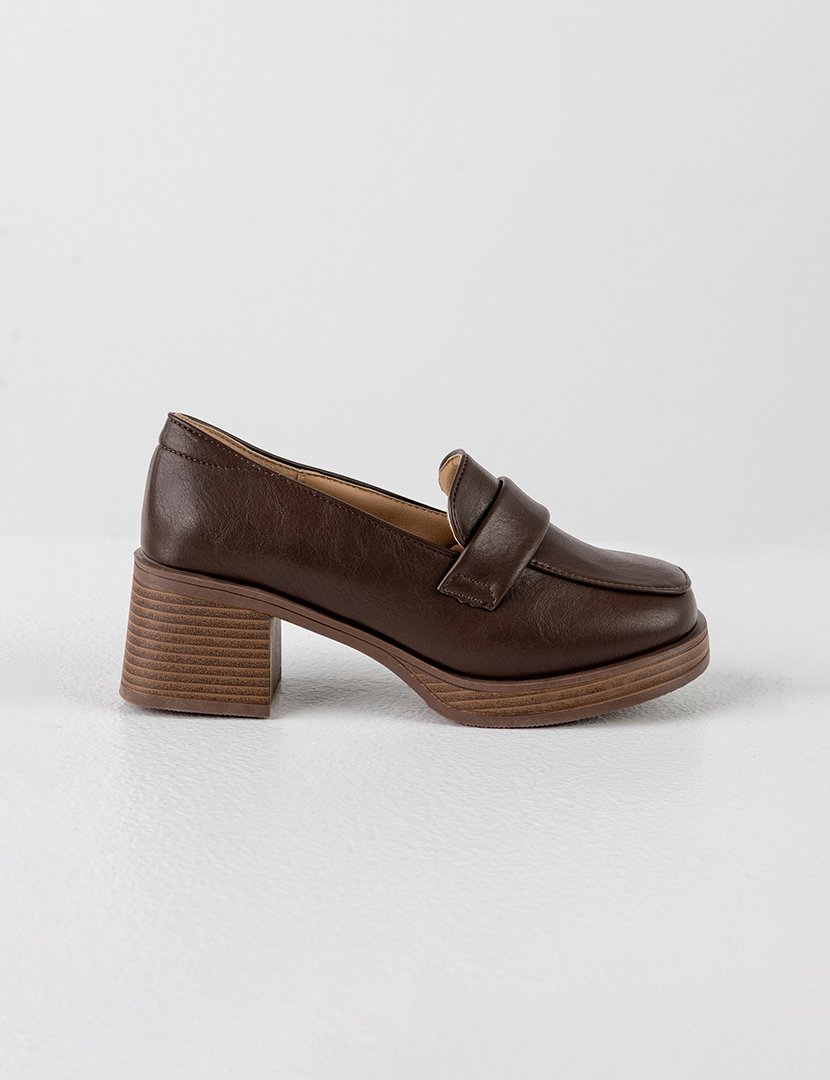 Brown Women's Heel Shoe