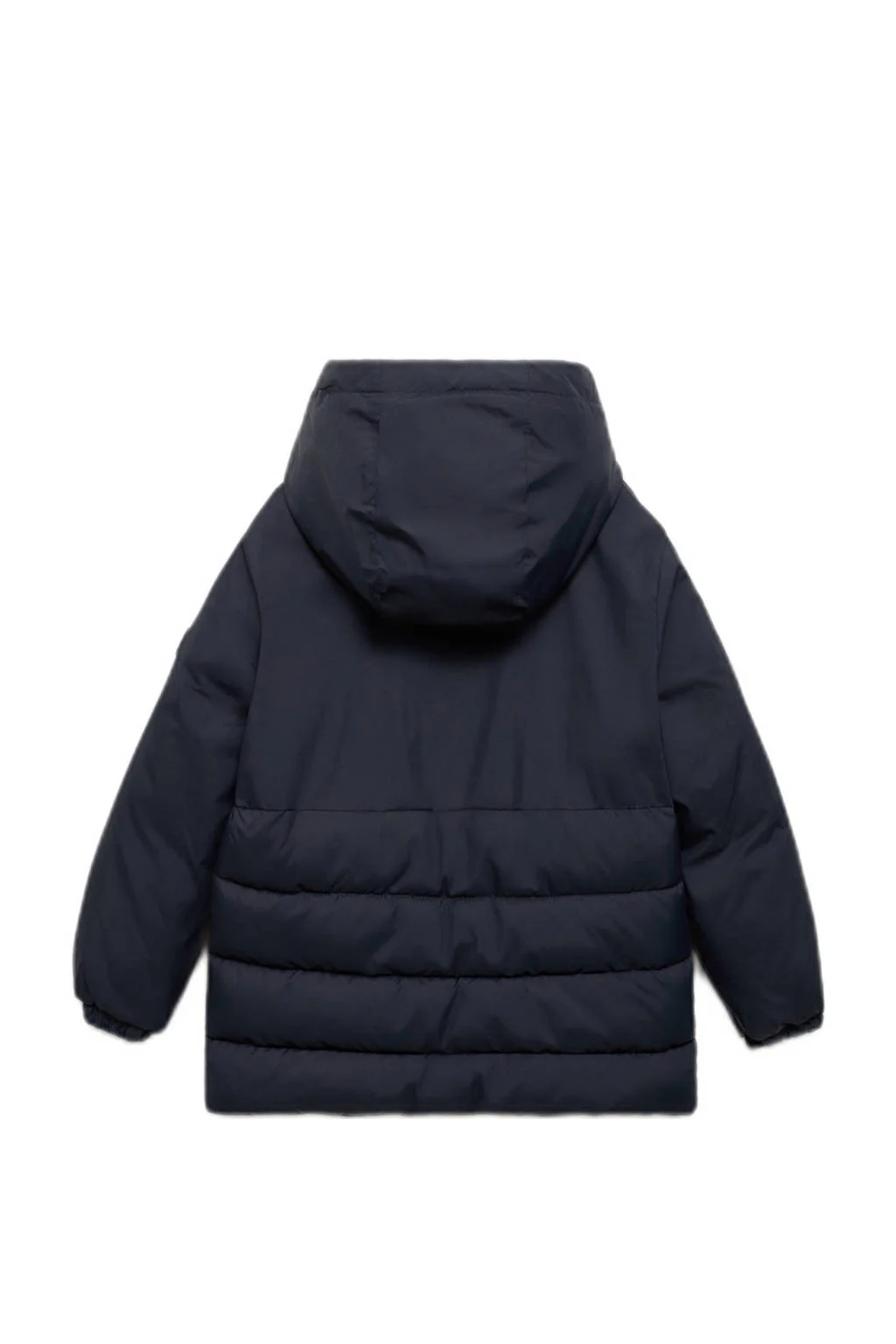 Mango Kids gewatteerde winterjas donkerblauw