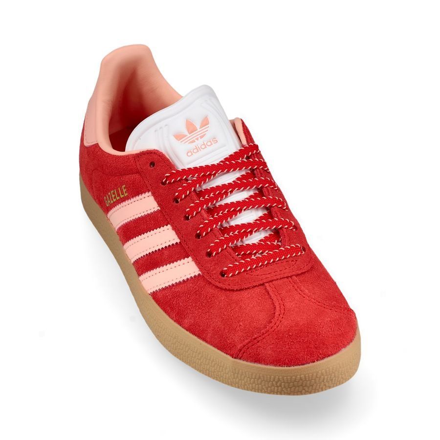 adidas Originals Chaussures Gazelle - Rouge/Rose/Doré Femme
