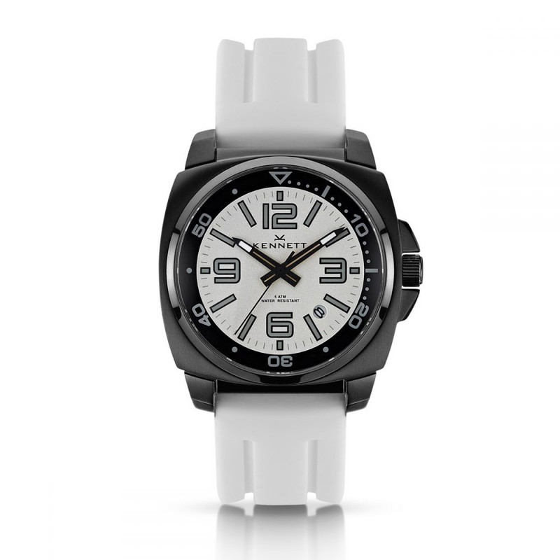 Montre Kennett Valour, Blanc sur blanc