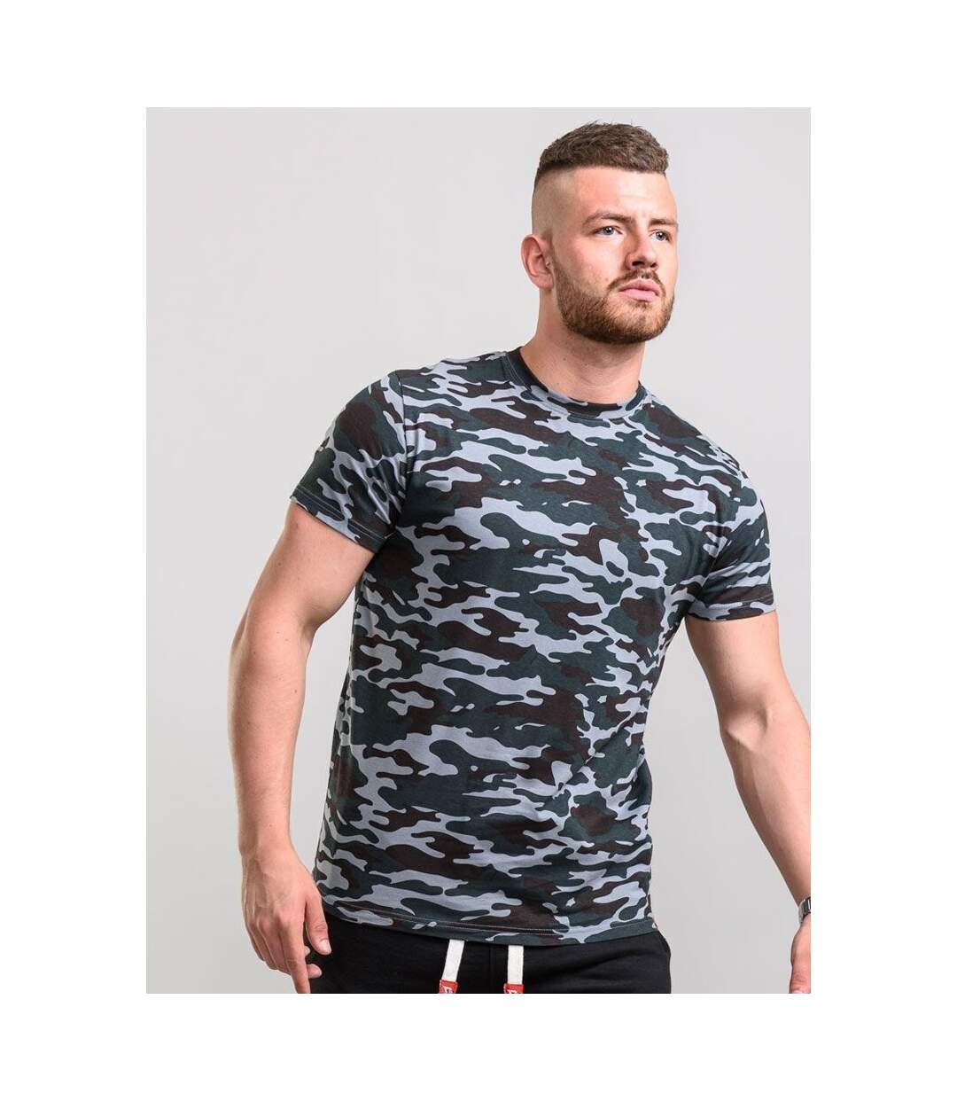 Duke -  T-Shirt imprimé GASTON - Homme (Gris) - UTDC211